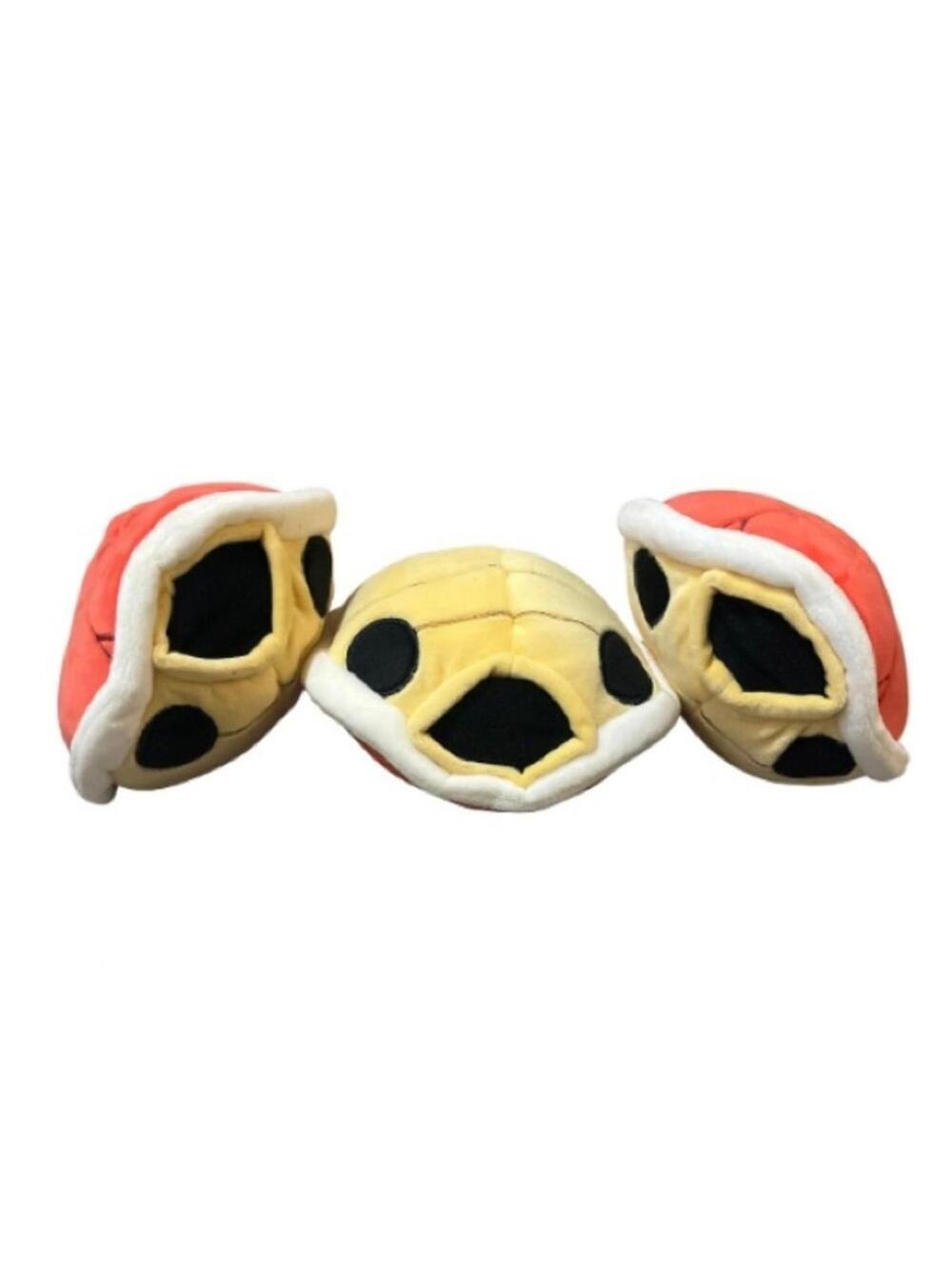 NWOT TOMY Club Mocchi Mocchi Mario Kart Red Shell Junior Plush Toy, 7”